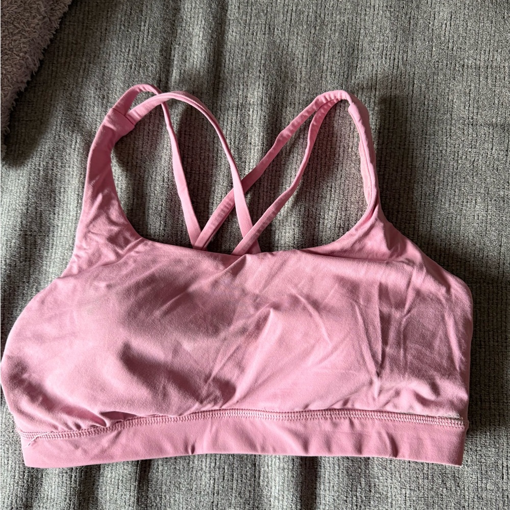 Lululemon Pink Racerback Bra Intimates & Sleepwear